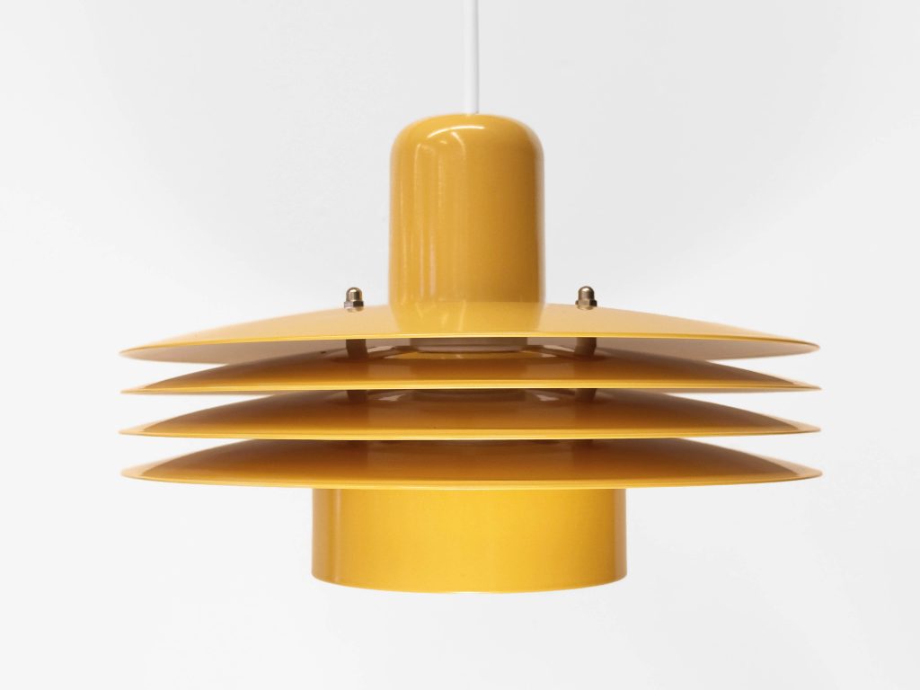Hal hanglamp Horn Belysning Okergeel