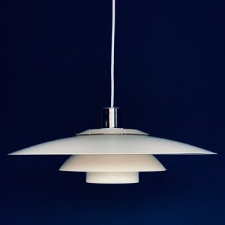 Afbeelding van de vintage Design Light hanglamp model Lux die in deze advertentie wordt aangeboden.