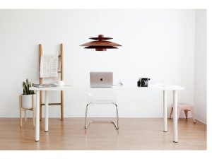 Sfeer foto werkkamer en contact