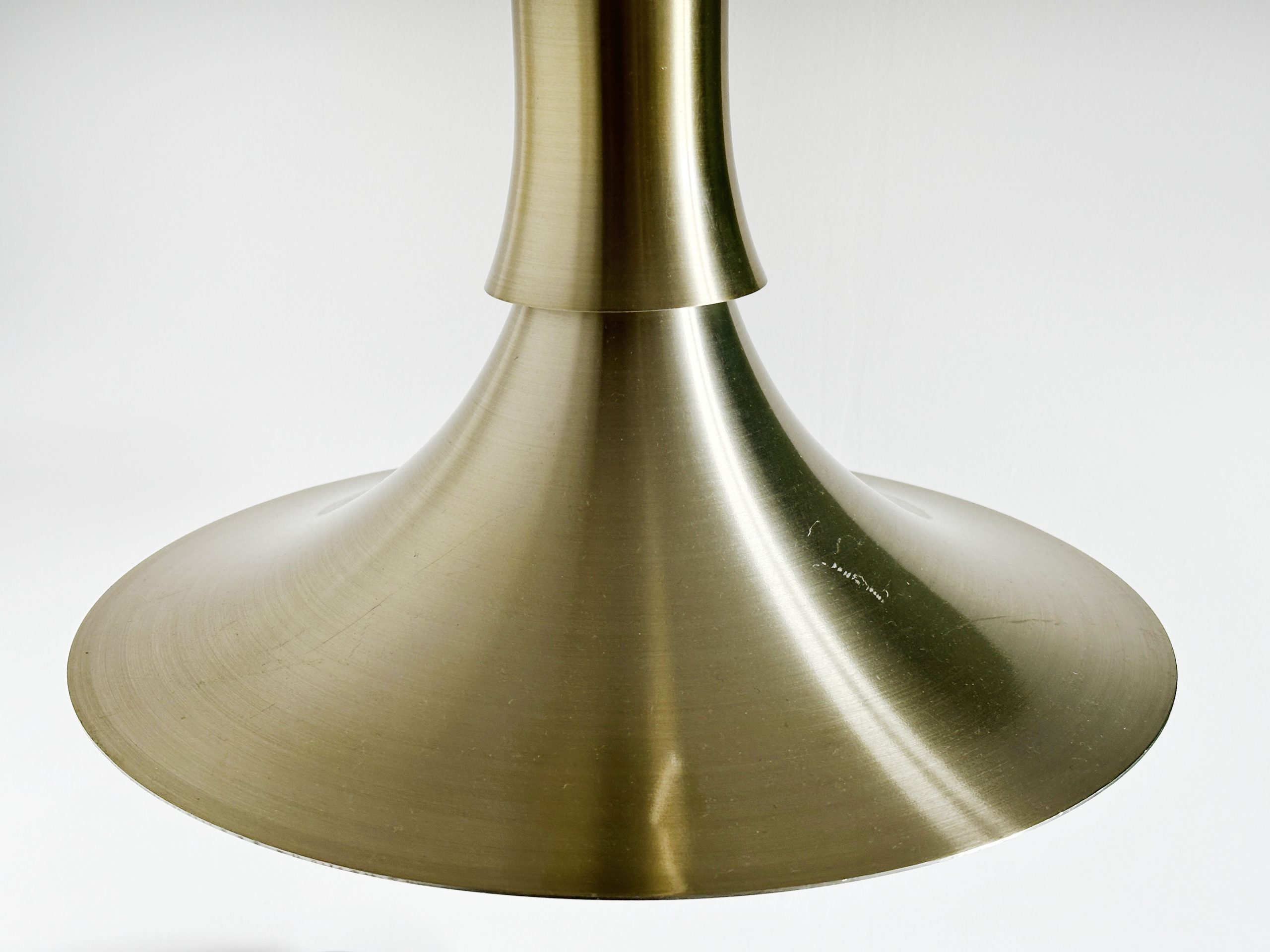Trompetenlampe aus Messing von Lyskaer Belysning, entworfen von Bent Nordsted