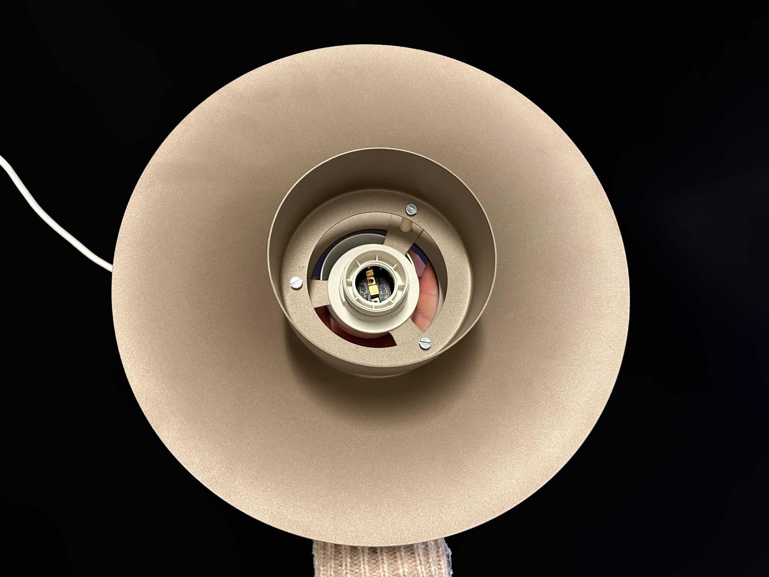 Hanglamp taupe Horn Belysning