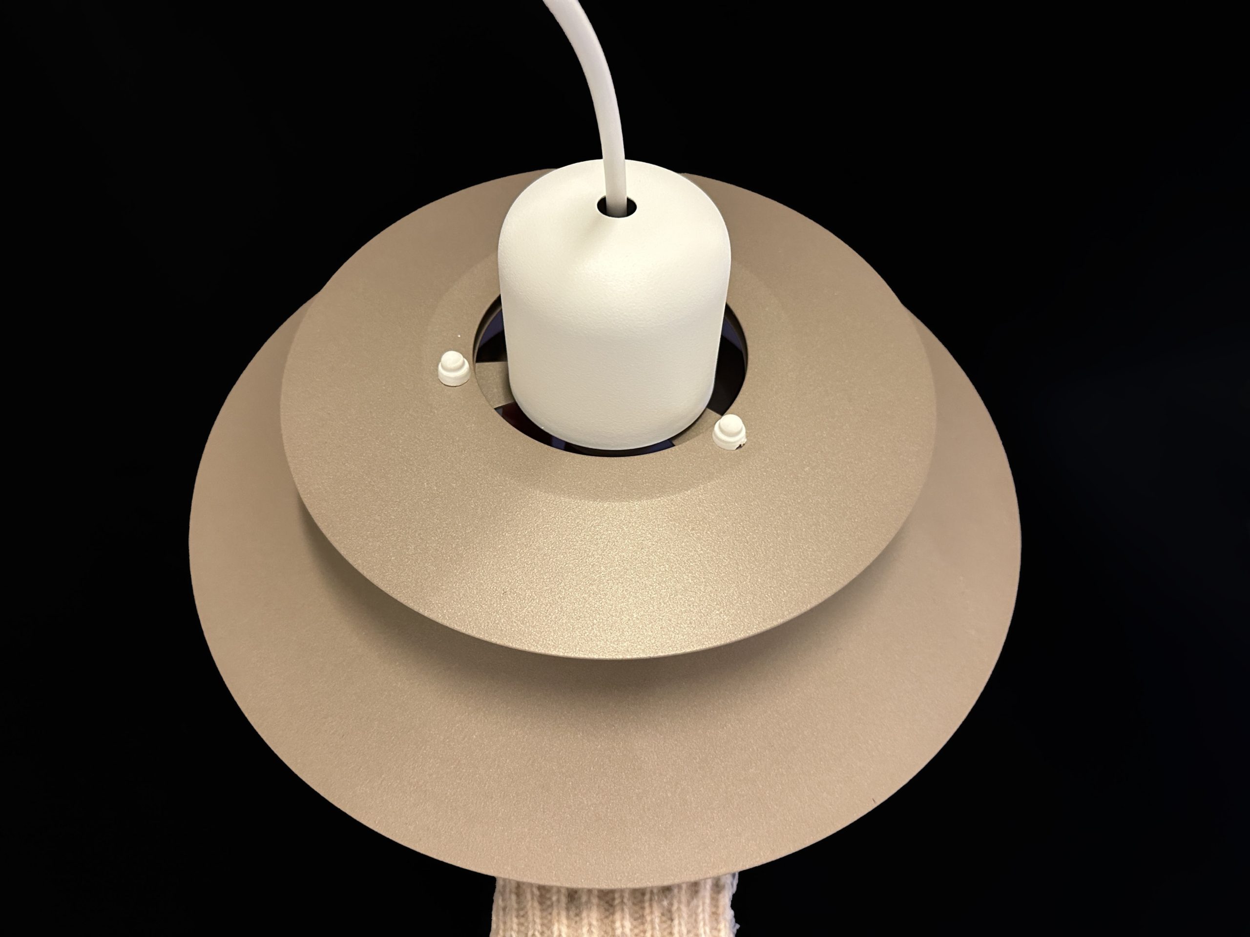 Hanglamp taupe Horn Belysning