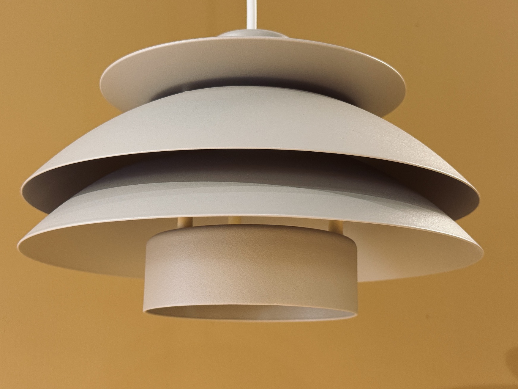 Lampe à suspension Horn Belysning type 776 Taupe clair