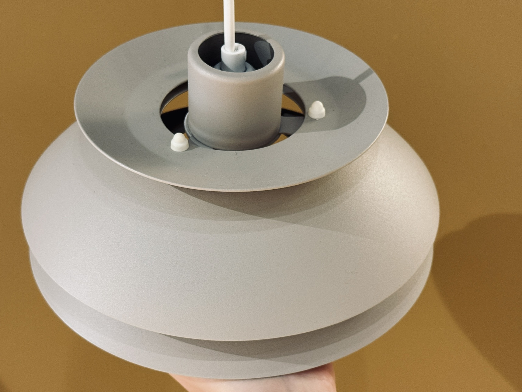 Lampe à suspension Horn Belysning type 776 Taupe clair