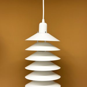 Suspension vintage Tip Top blanche