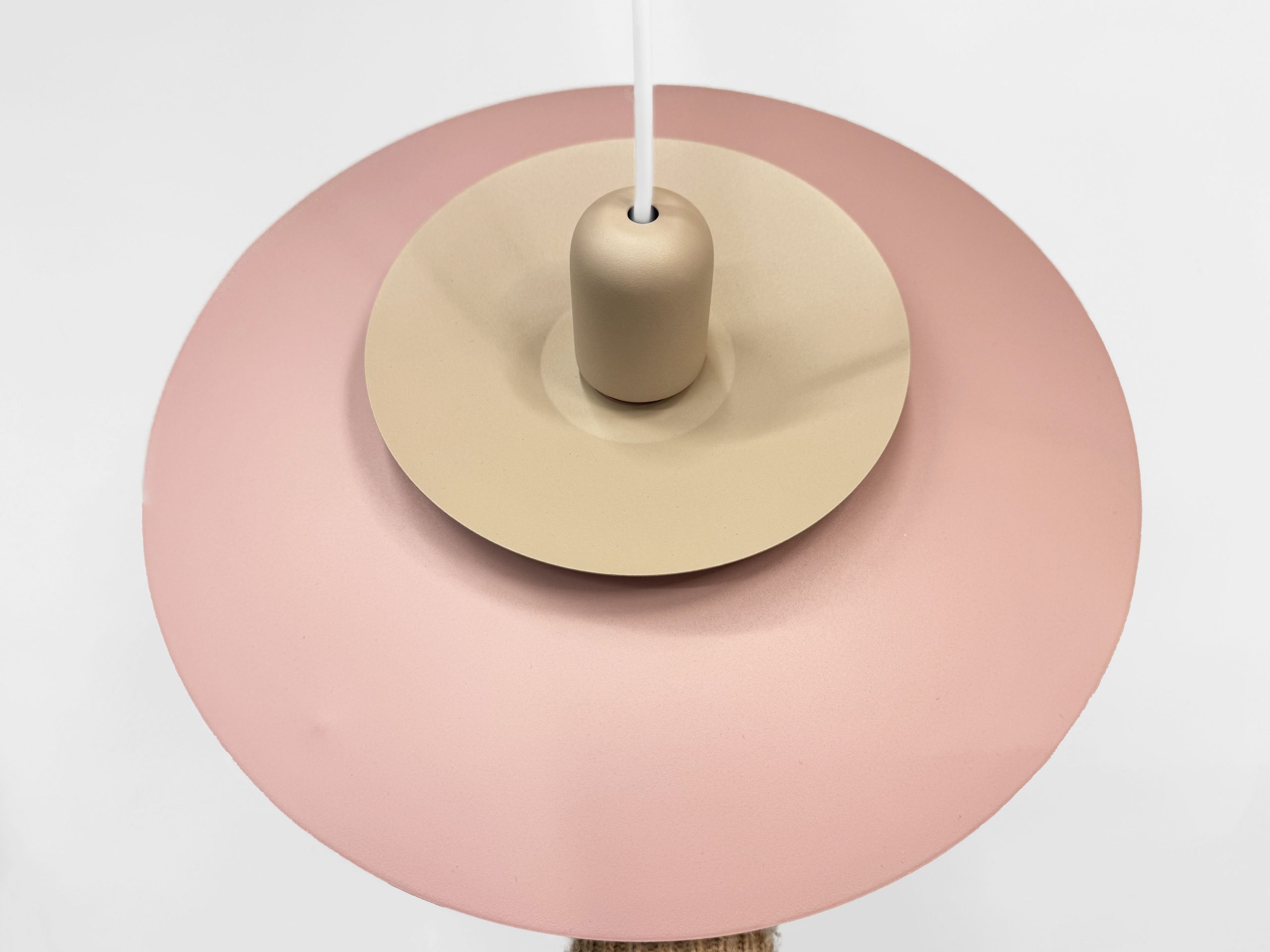Pendelleuchte Taupe & Pink EL Light 4072
