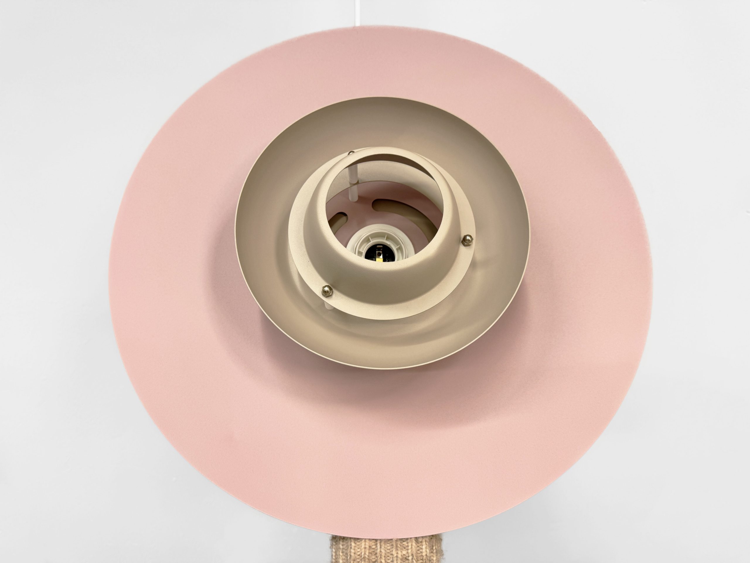 Pendelleuchte Taupe & Pink EL Light 4072