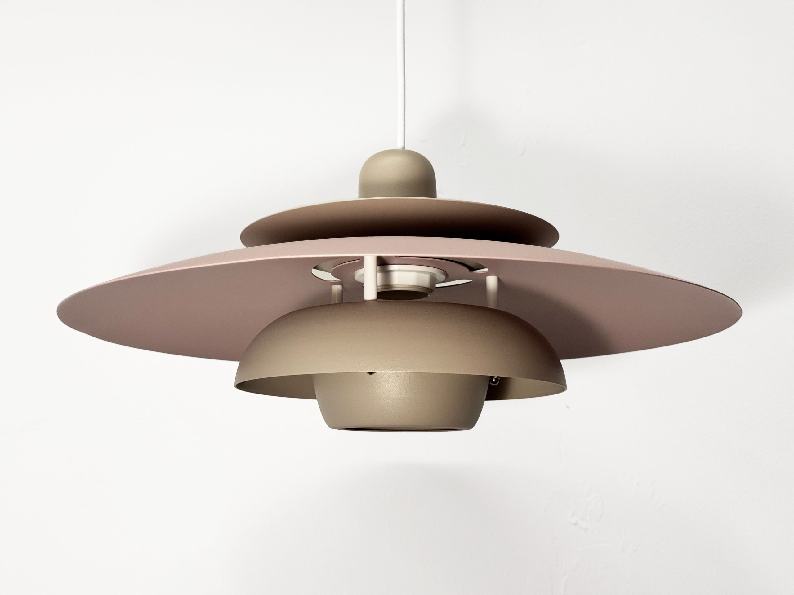 Pendelleuchte Taupe & Pink EL Light 4072