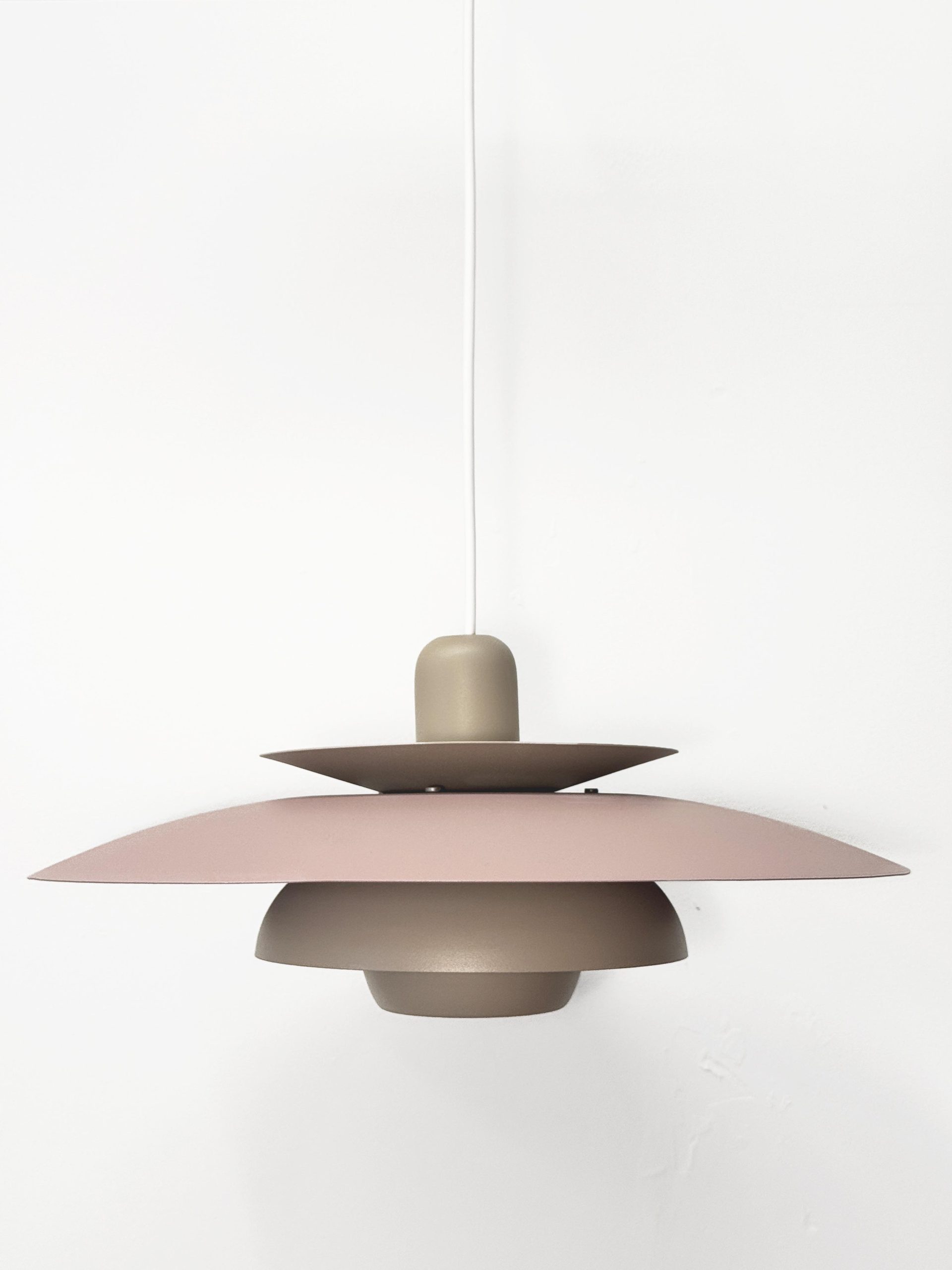 Pendelleuchte Taupe & Pink EL Light 4072