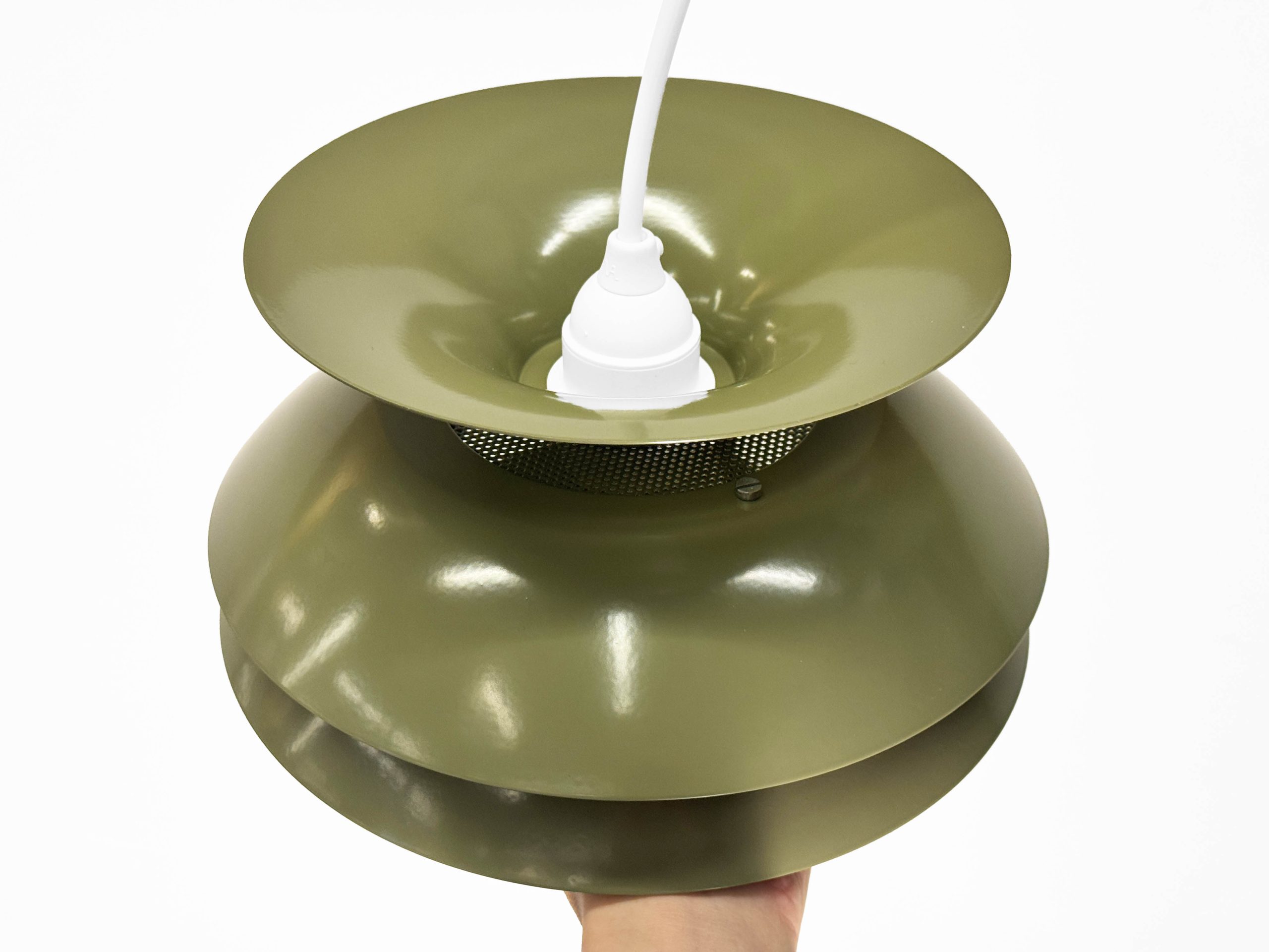 Vintage Moss Green Pendant Lamp – Stylish Eye-catcher for the Hall or Entrance