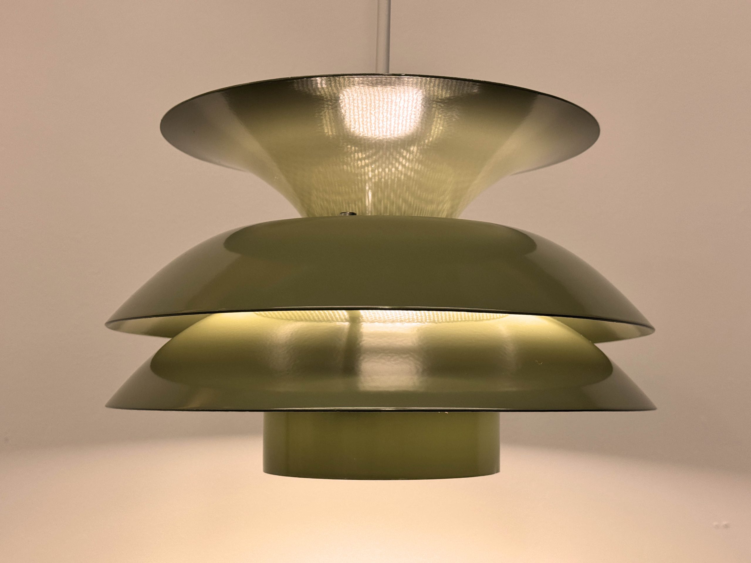 Vintage Moss Green Pendant Lamp – Stylish Eye-catcher for the Hall or Entrance