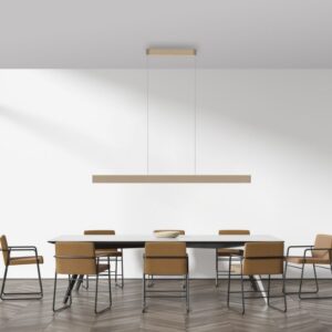 Suspension linéaire Q-STRETTO – Suspension LED design à éclairage sans éblouissement
