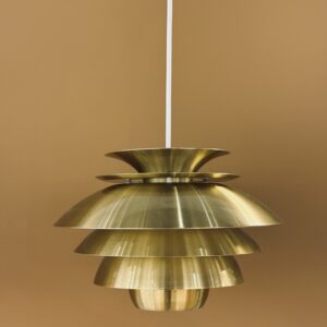 Suspension dorée vintage – Une pièce maîtresse élégante pour le couloir ou l'entrée