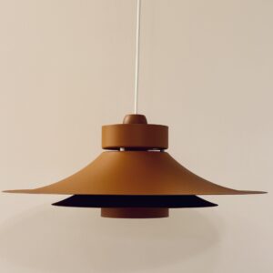Suspension Horn Belysning Type 755, finition thermolaquée couleur cognac