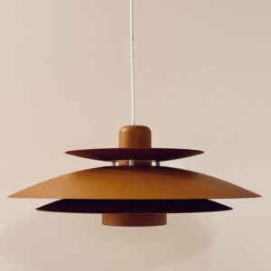 Suspension Horn Belysning Type 761, finition thermolaquée couleur cognac
